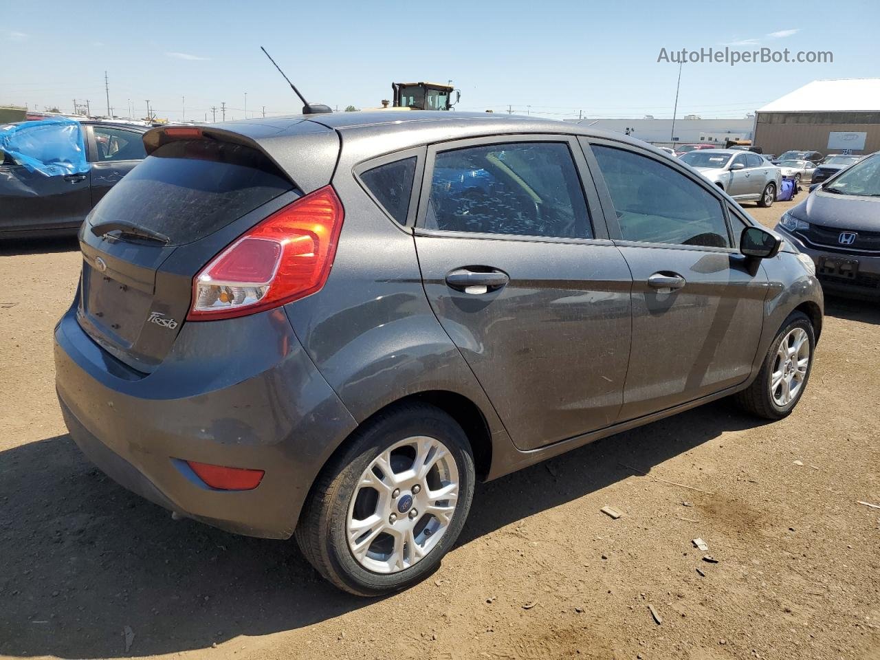 2016 Ford Fiesta Se Gray vin: 3FADP4EJ1GM112647