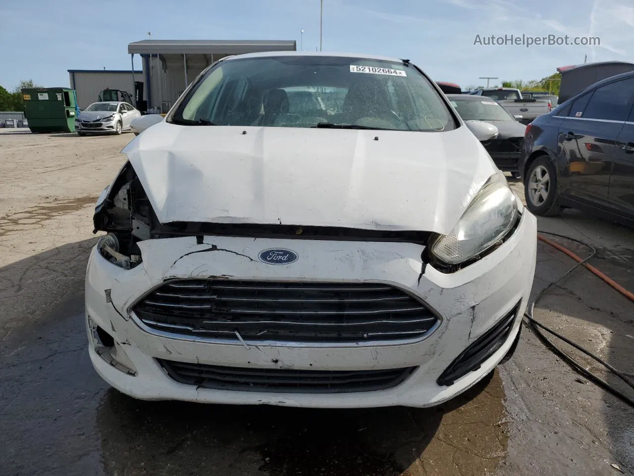 2016 Ford Fiesta Se Белый vin: 3FADP4EJ1GM179247