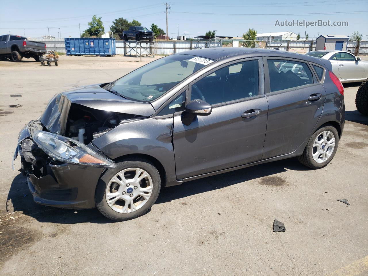 2016 Ford Fiesta Se Угольный vin: 3FADP4EJ1GM183637