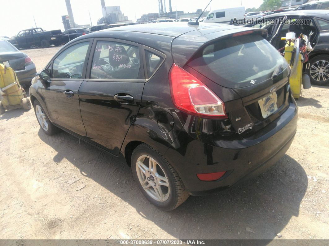 2017 Ford Fiesta Se Black vin: 3FADP4EJ1HM130308