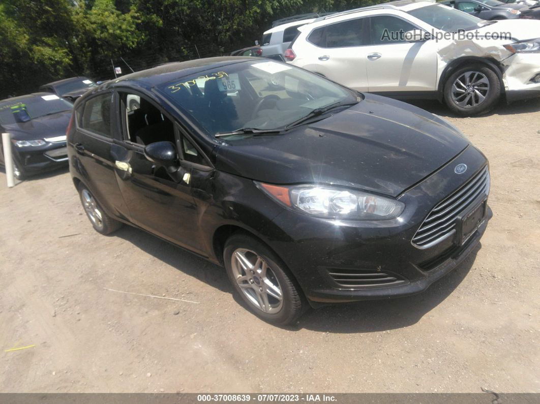 2017 Ford Fiesta Se Black vin: 3FADP4EJ1HM130308