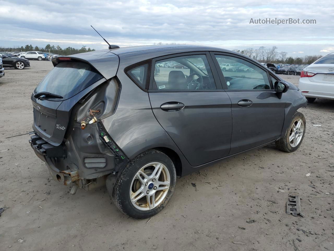 2017 Ford Fiesta Se Угольный vin: 3FADP4EJ1HM130888