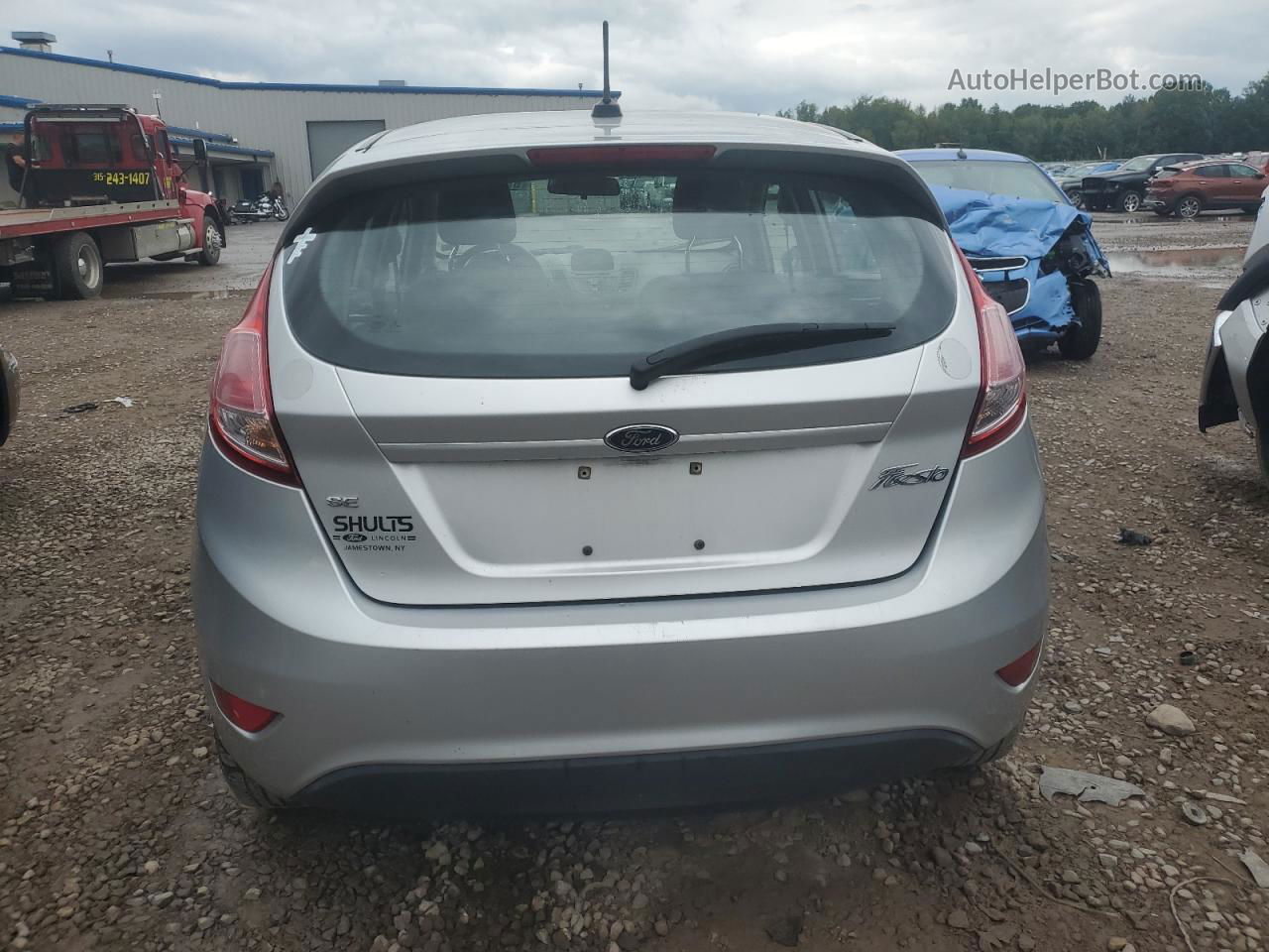 2017 Ford Fiesta Se Silver vin: 3FADP4EJ1HM138618