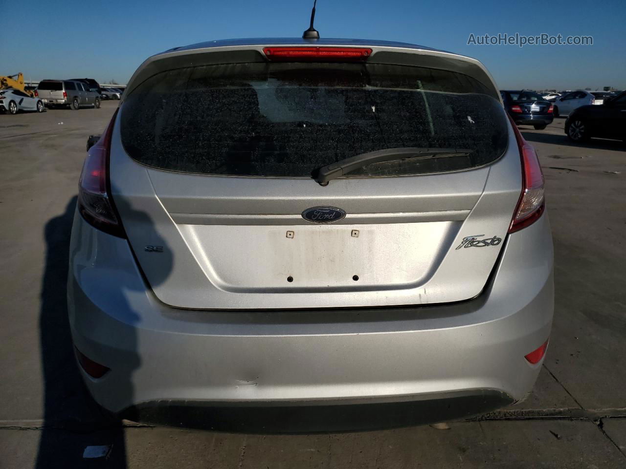 2017 Ford Fiesta Se Silver vin: 3FADP4EJ1HM144564