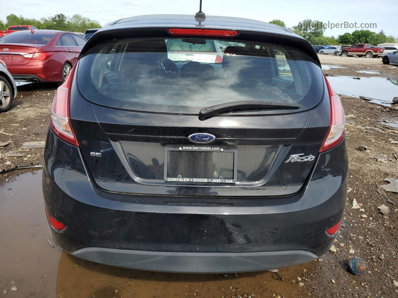 2017 Ford Fiesta Se Black vin: 3FADP4EJ1HM157461