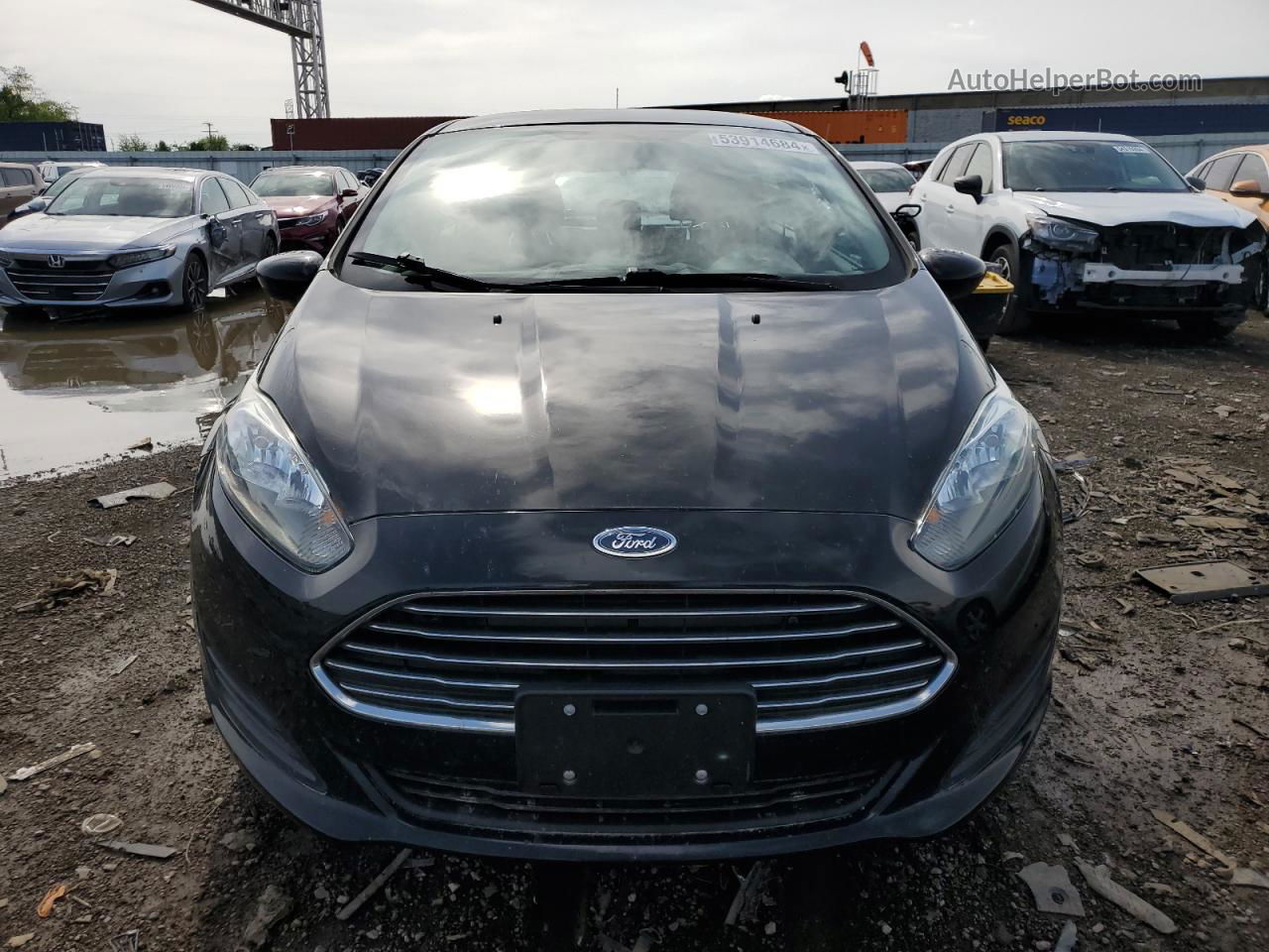 2017 Ford Fiesta Se Black vin: 3FADP4EJ1HM157461