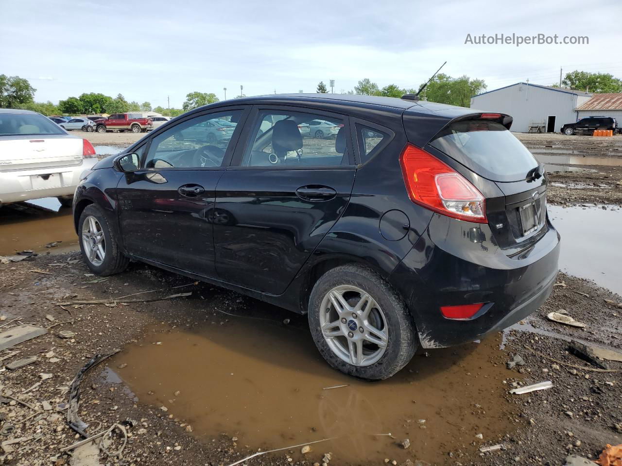 2017 Ford Fiesta Se Black vin: 3FADP4EJ1HM157461