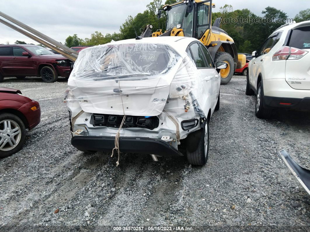 2017 Ford Fiesta Se White vin: 3FADP4EJ1HM162854