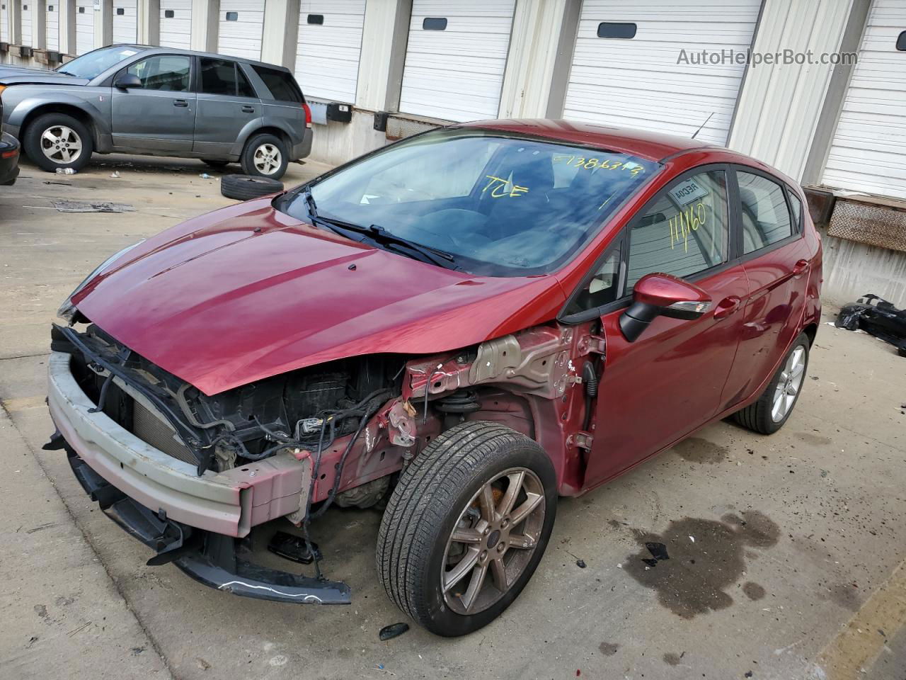 2017 Ford Fiesta Se Red vin: 3FADP4EJ1HM166032