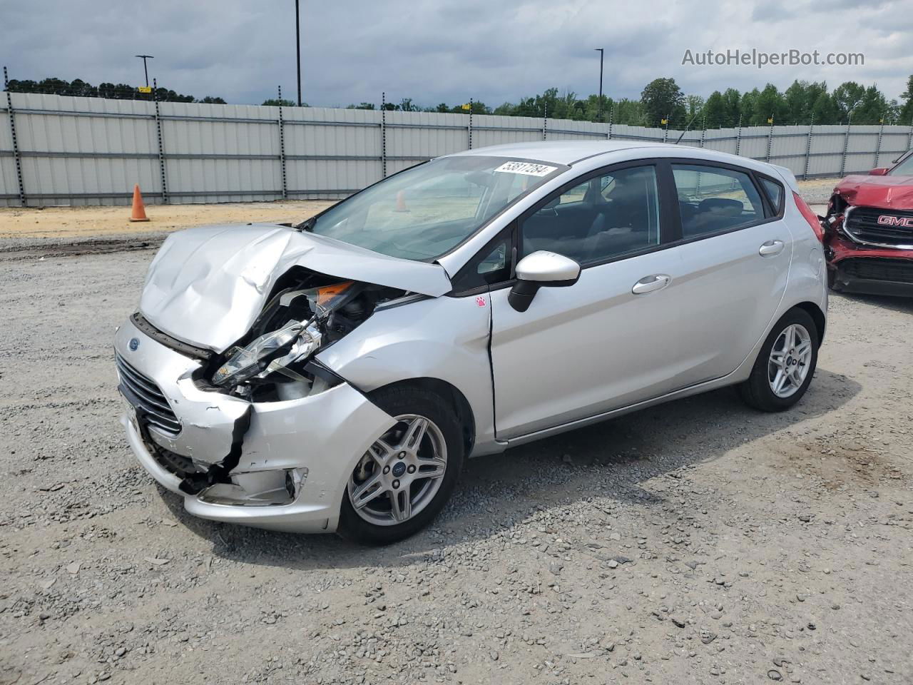 2017 Ford Fiesta Se Silver vin: 3FADP4EJ1HM170954