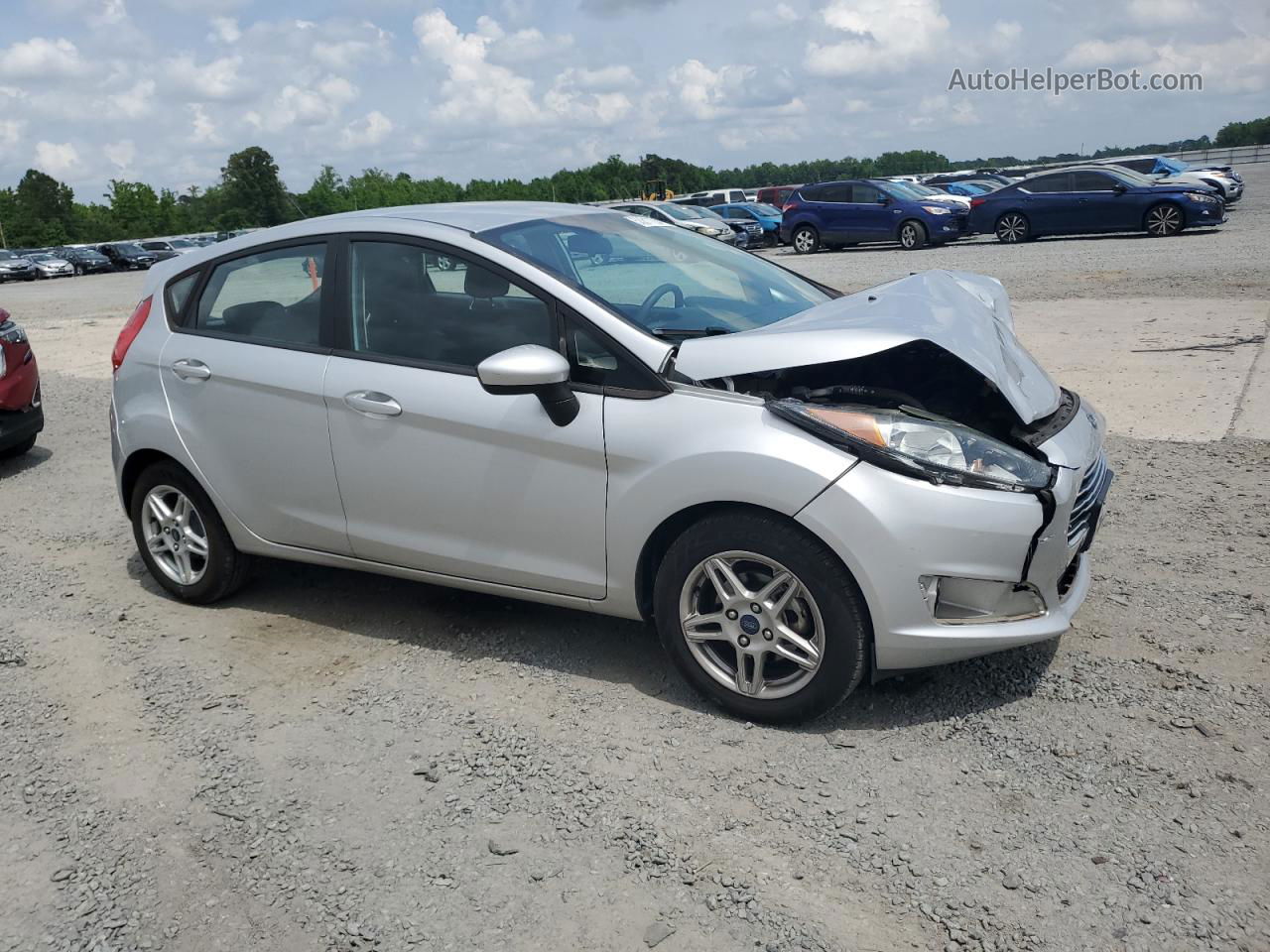 2017 Ford Fiesta Se Silver vin: 3FADP4EJ1HM170954