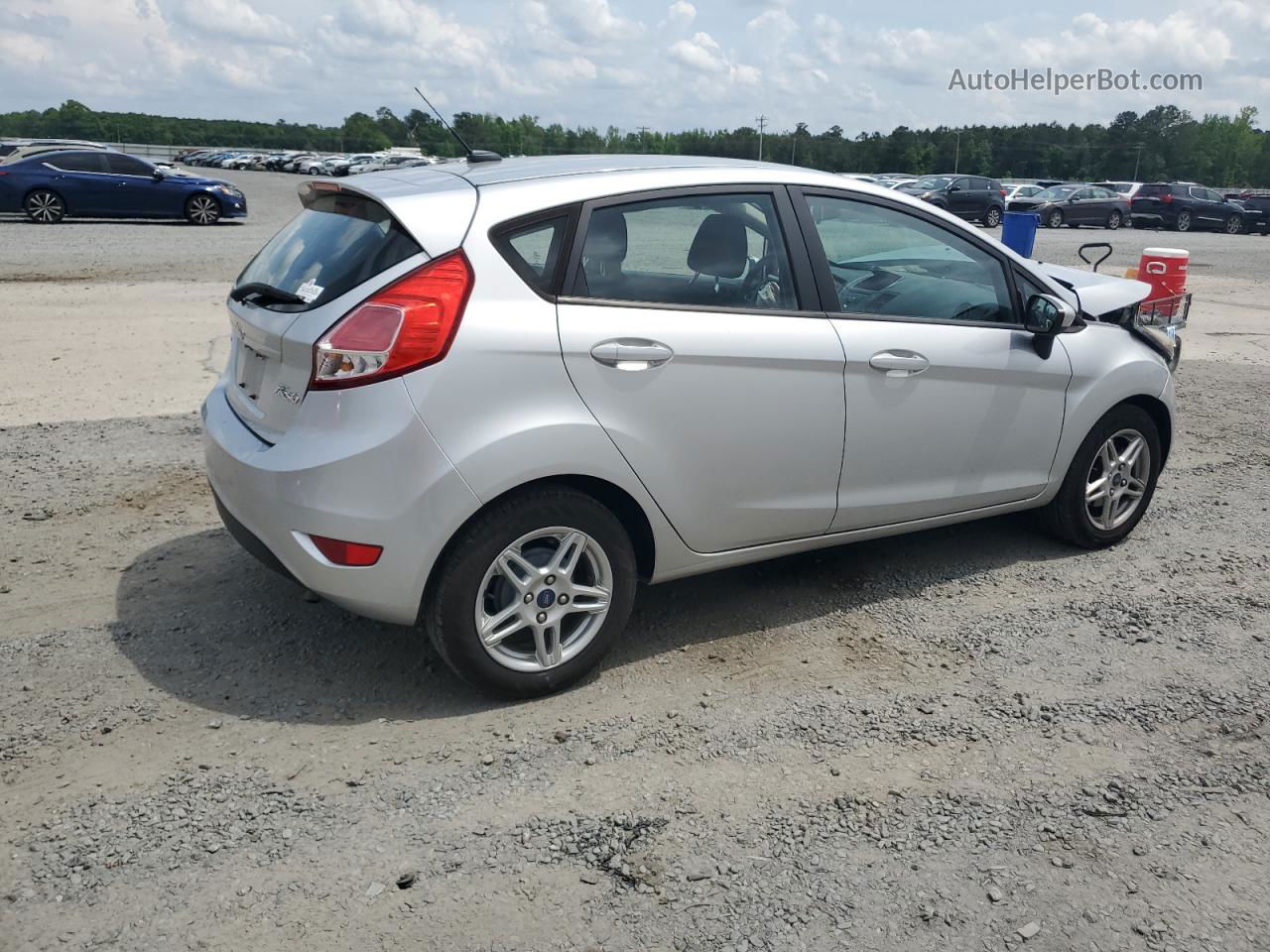 2017 Ford Fiesta Se Silver vin: 3FADP4EJ1HM170954