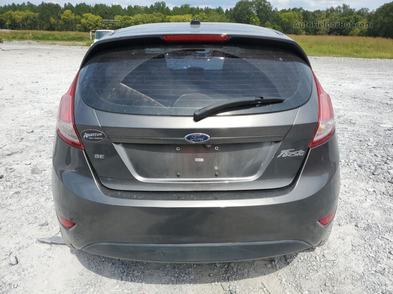 2019 Ford Fiesta Se Gray vin: 3FADP4EJ1KM106257