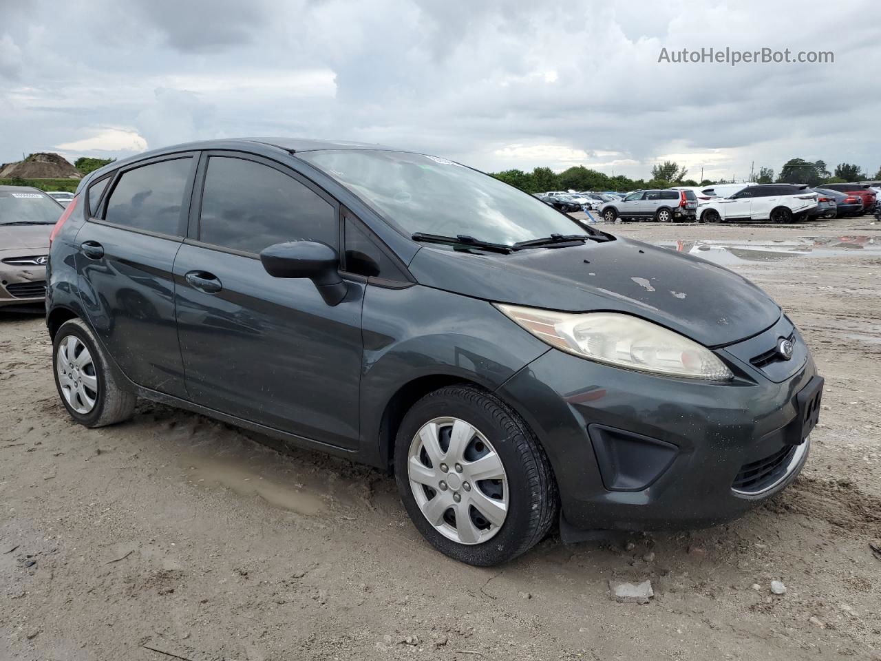 2011 Ford Fiesta Se Серый vin: 3FADP4EJ2BM127201