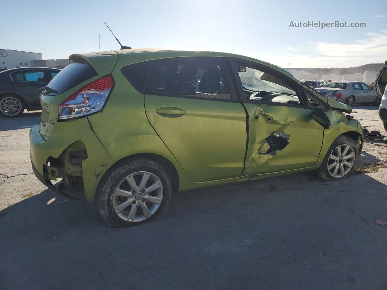 2011 Ford Fiesta Se Green vin: 3FADP4EJ2BM137968