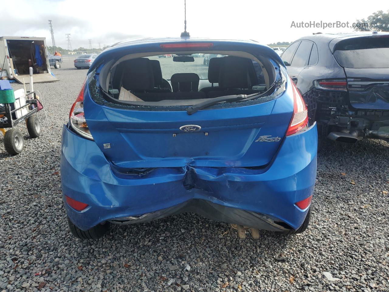 2011 Ford Fiesta Se Blue vin: 3FADP4EJ2BM174664