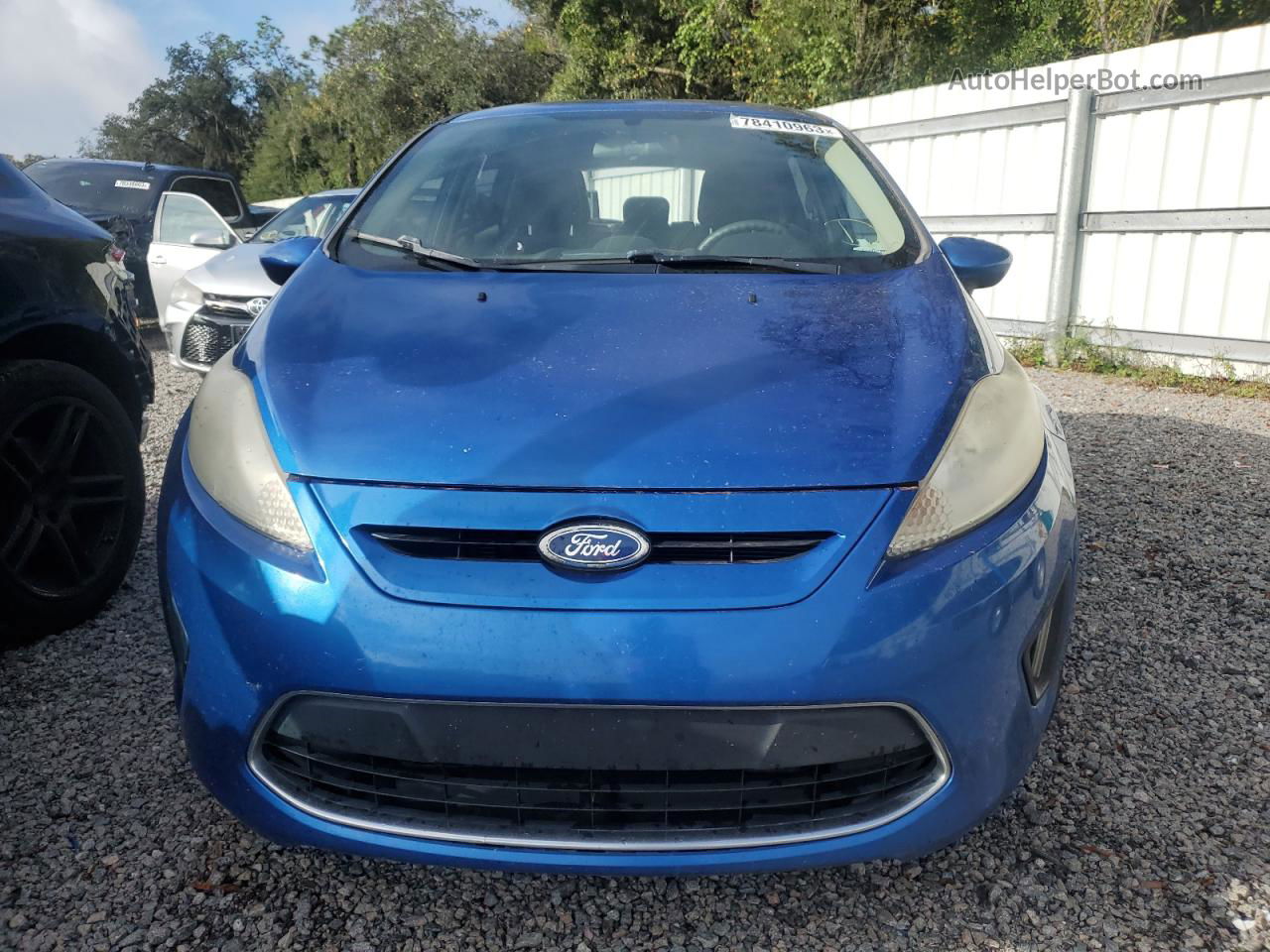 2011 Ford Fiesta Se Blue vin: 3FADP4EJ2BM174664