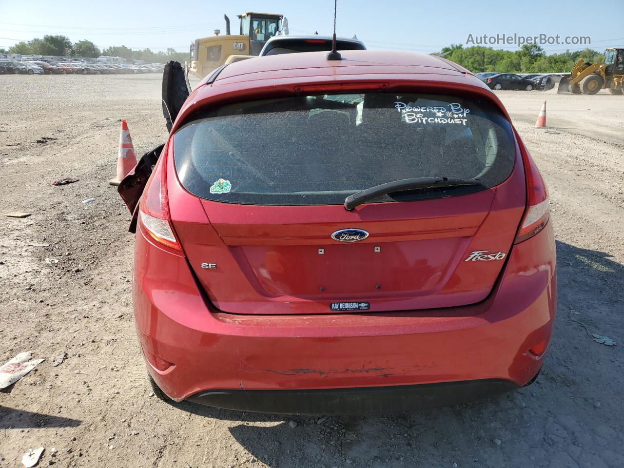 2011 Ford Fiesta Se Red vin: 3FADP4EJ2BM223362