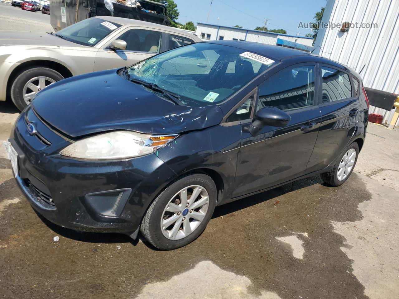 2011 Ford Fiesta Se Black vin: 3FADP4EJ2BM232014