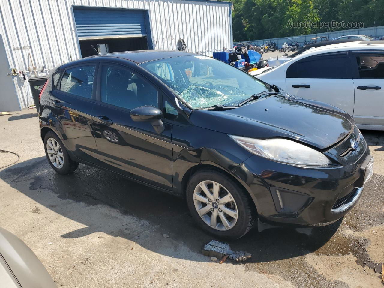 2011 Ford Fiesta Se Black vin: 3FADP4EJ2BM232014