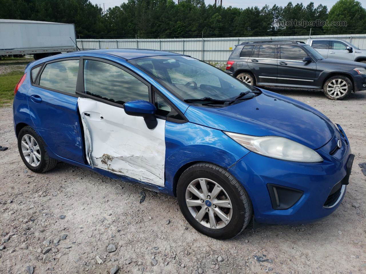 2011 Ford Fiesta Se Blue vin: 3FADP4EJ2BM233132