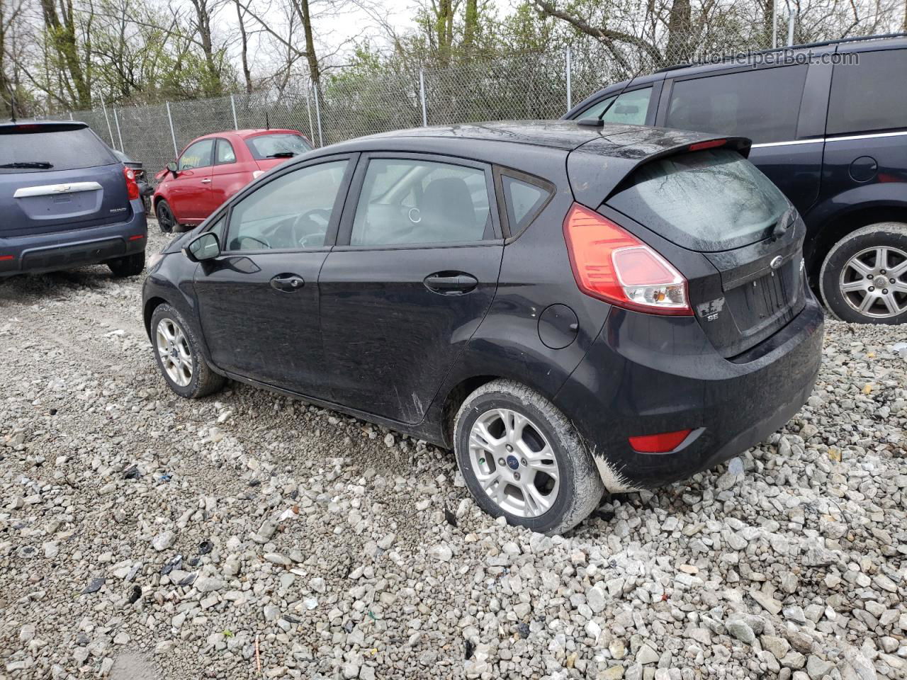 2015 Ford Fiesta Se Black vin: 3FADP4EJ2FM105382