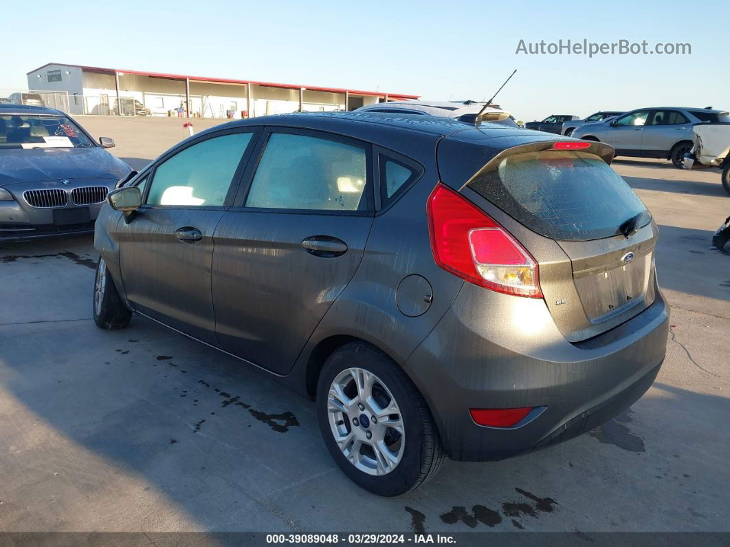 2015 Ford Fiesta Se Gray vin: 3FADP4EJ2FM107861