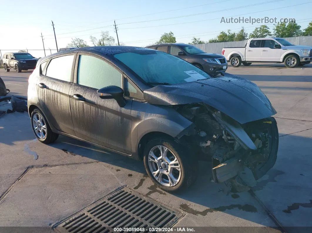 2015 Ford Fiesta Se Gray vin: 3FADP4EJ2FM107861