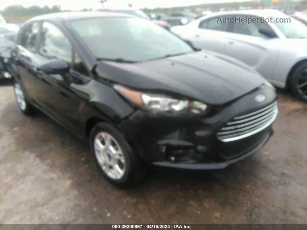 2015 Ford Fiesta Se Black vin: 3FADP4EJ2FM126409