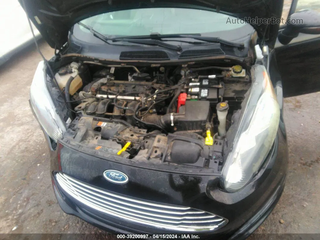 2015 Ford Fiesta Se Черный vin: 3FADP4EJ2FM126409