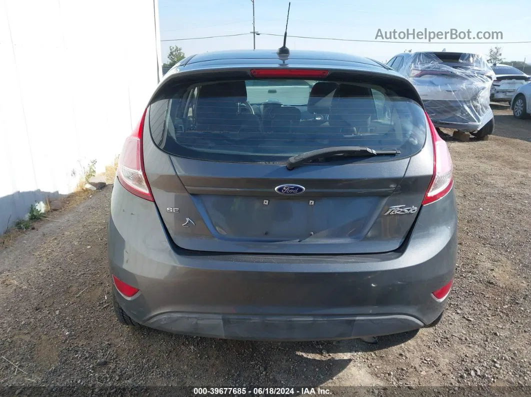 2015 Ford Fiesta Se Gray vin: 3FADP4EJ2FM132999