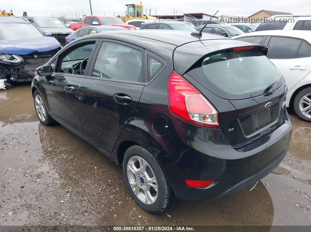 2015 Ford Fiesta Se Black vin: 3FADP4EJ2FM191468