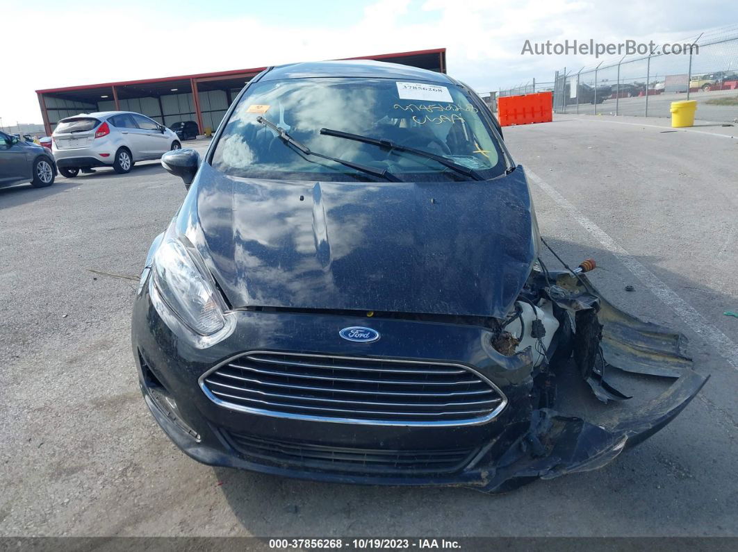 2015 Ford Fiesta Se Black vin: 3FADP4EJ2FM224260