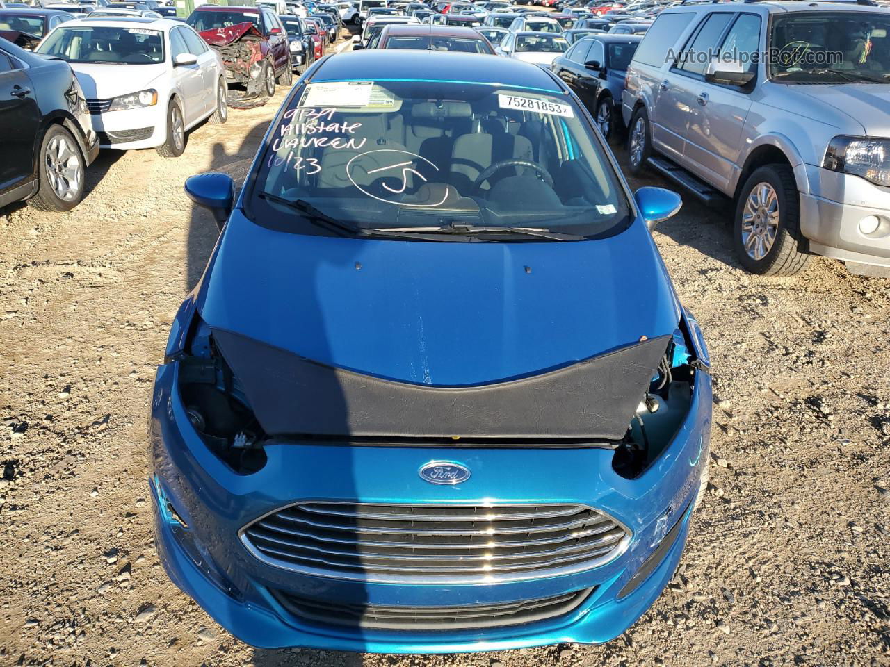 2016 Ford Fiesta Se Синий vin: 3FADP4EJ2GM154017