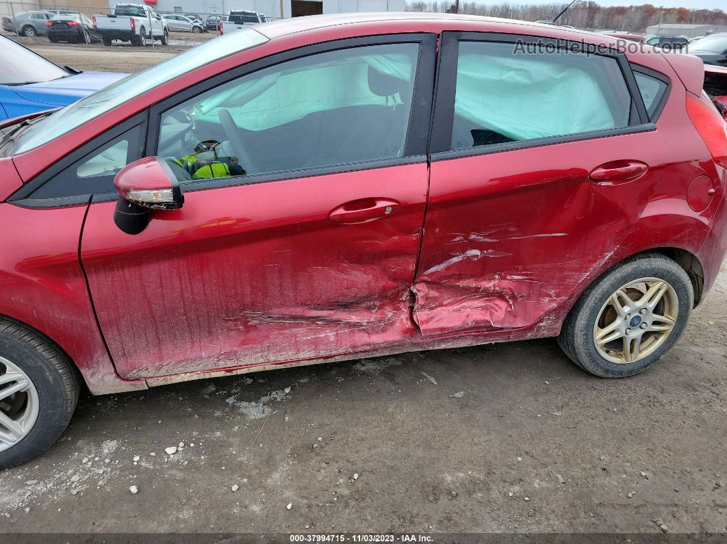 2017 Ford Fiesta Se Burgundy vin: 3FADP4EJ2HM126364