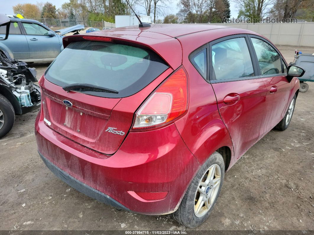 2017 Ford Fiesta Se Burgundy vin: 3FADP4EJ2HM126364