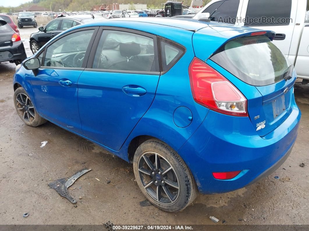2017 Ford Fiesta Se Blue vin: 3FADP4EJ2HM131595