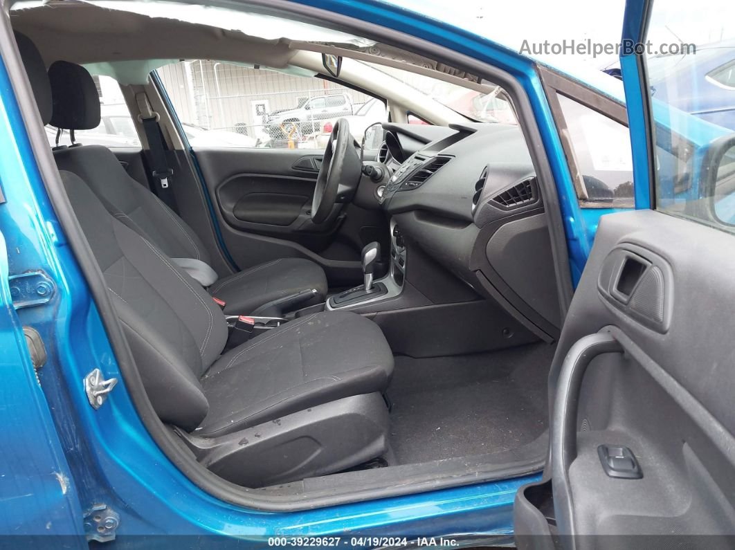 2017 Ford Fiesta Se Blue vin: 3FADP4EJ2HM131595