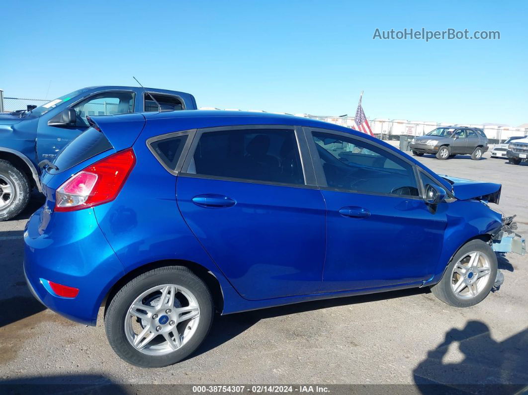 2019 Ford Fiesta Se Blue vin: 3FADP4EJ2KM142362