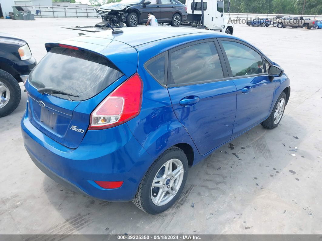 2019 Ford Fiesta Se Blue vin: 3FADP4EJ2KM157556