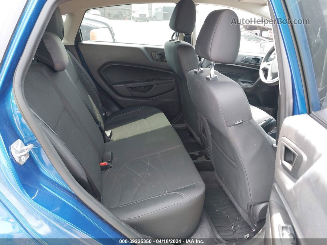 2019 Ford Fiesta Se Blue vin: 3FADP4EJ2KM157556