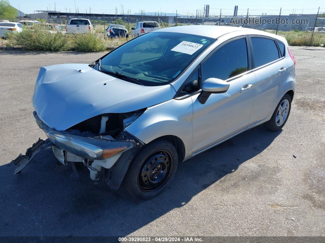 2019 Ford Fiesta Se Silver vin: 3FADP4EJ2KM166130