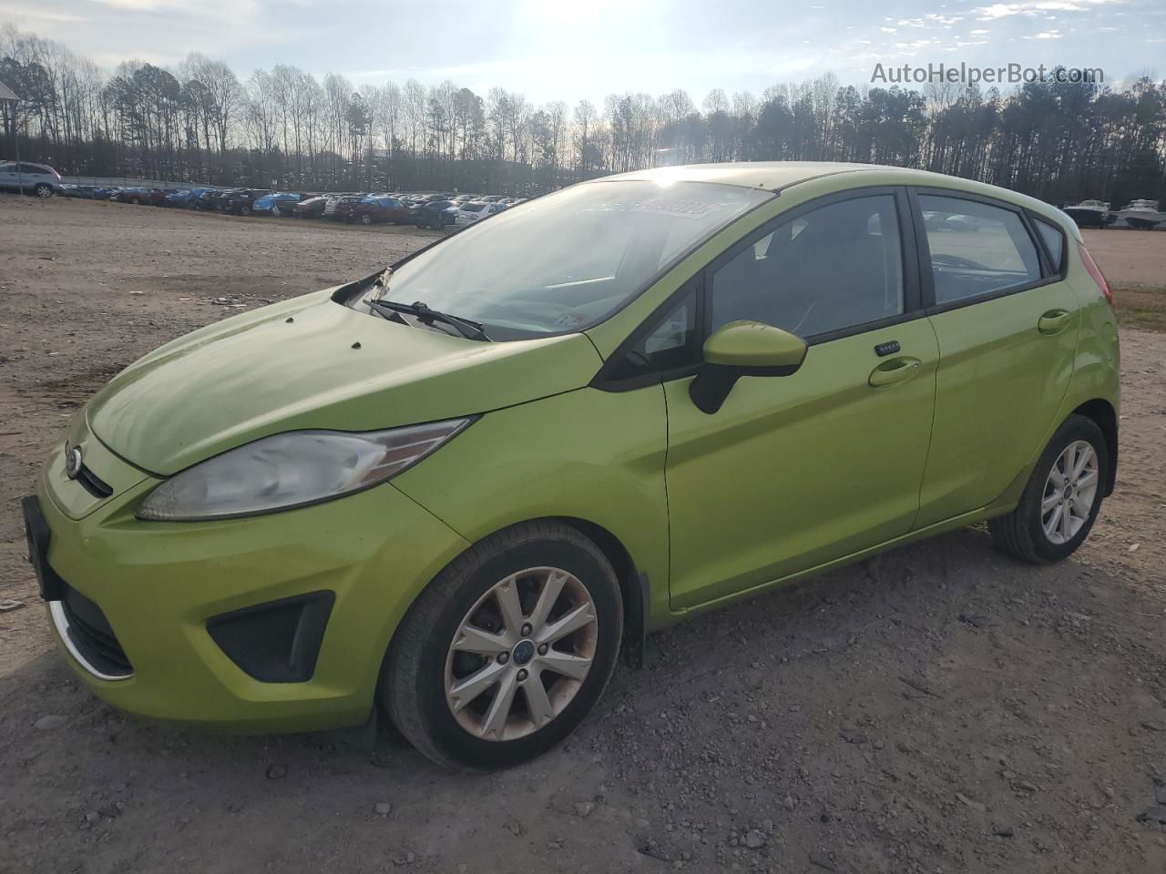 2011 Ford Fiesta Se Green vin: 3FADP4EJ3BM105613