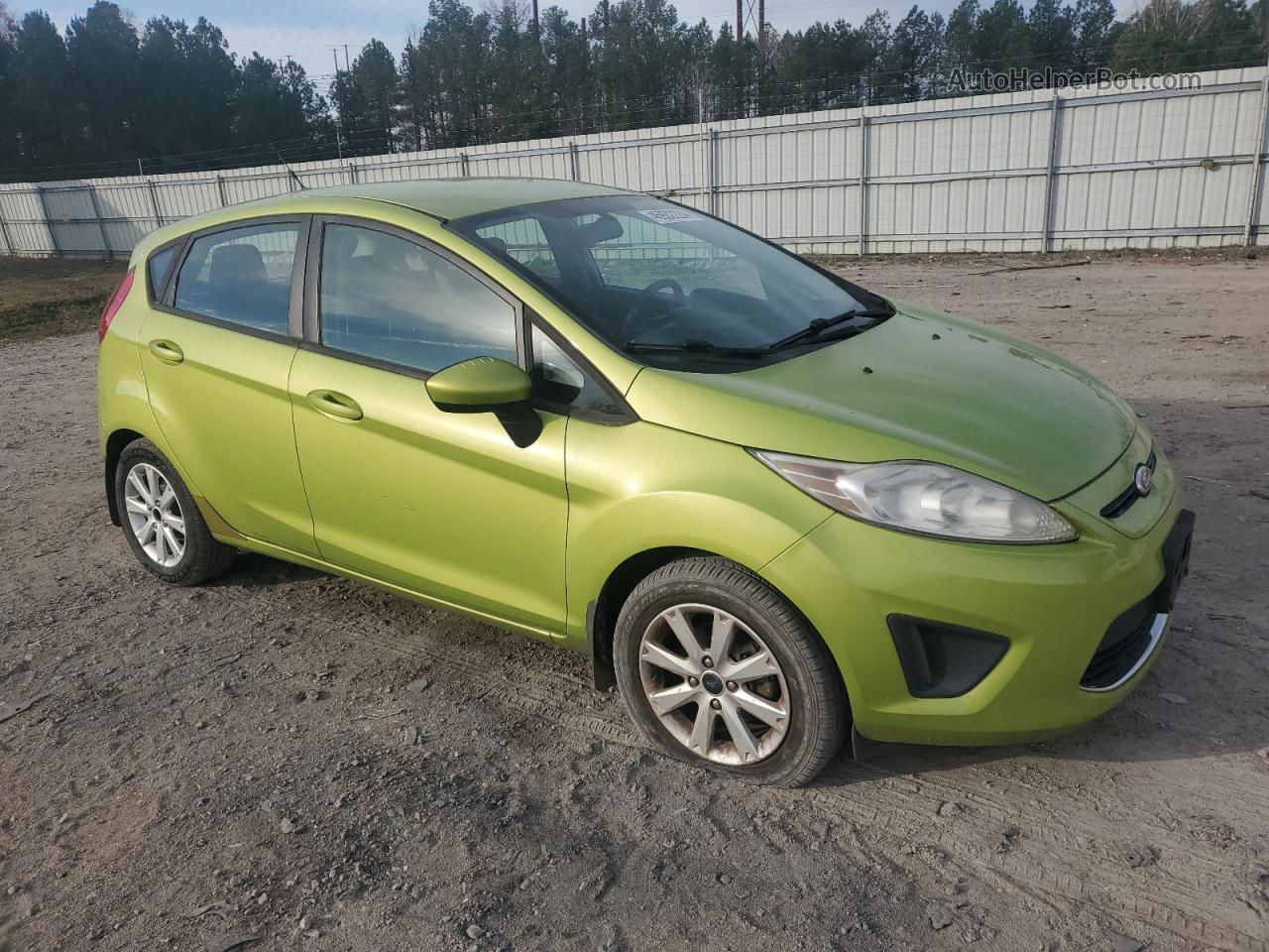 2011 Ford Fiesta Se Green vin: 3FADP4EJ3BM105613