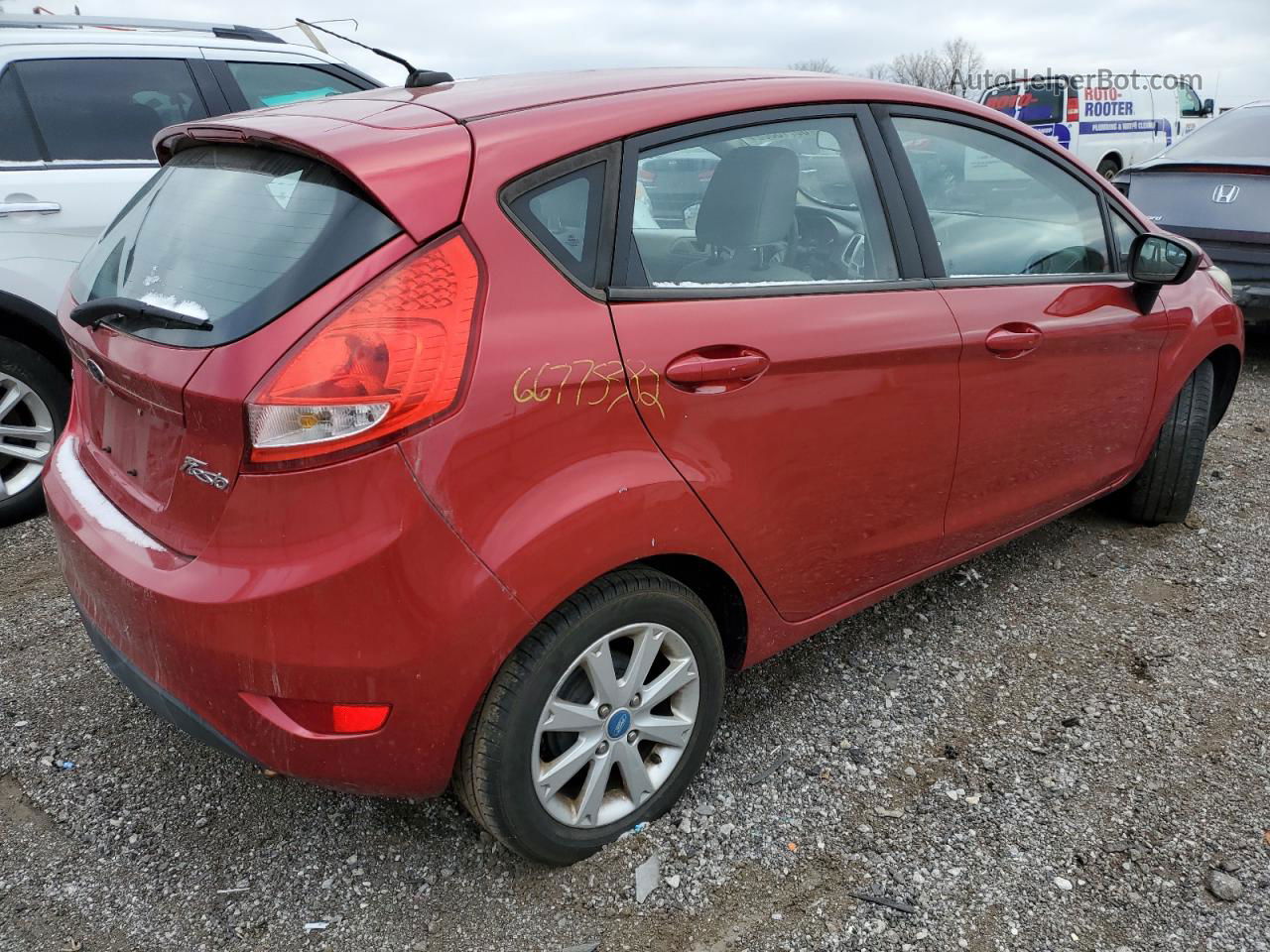 2011 Ford Fiesta Se Красный vin: 3FADP4EJ3BM116305