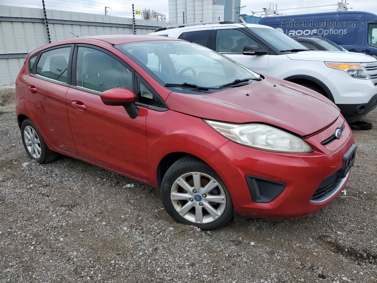 2011 Ford Fiesta Se Red vin: 3FADP4EJ3BM116305