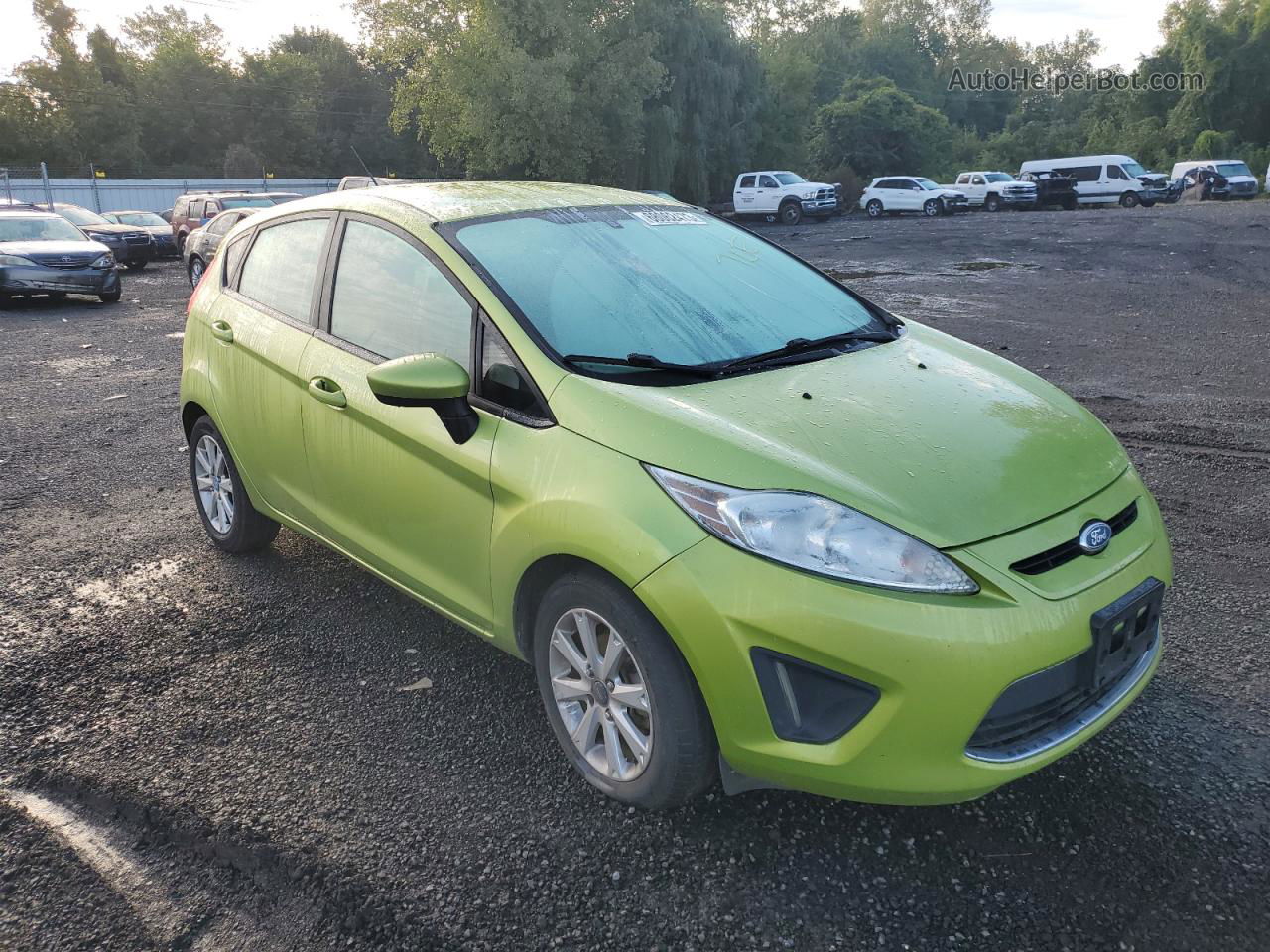 2011 Ford Fiesta Se Green vin: 3FADP4EJ3BM148977