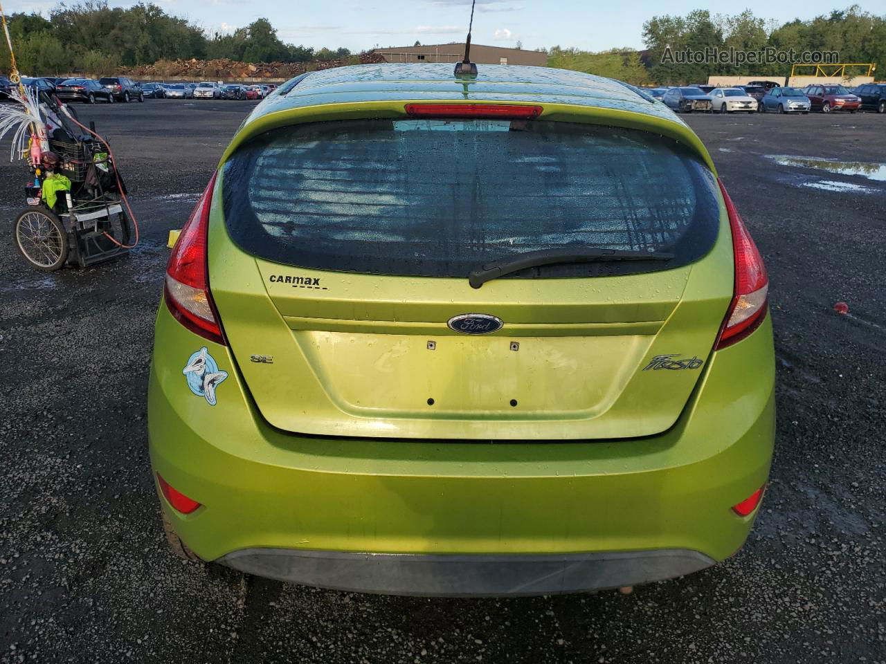 2011 Ford Fiesta Se Green vin: 3FADP4EJ3BM148977