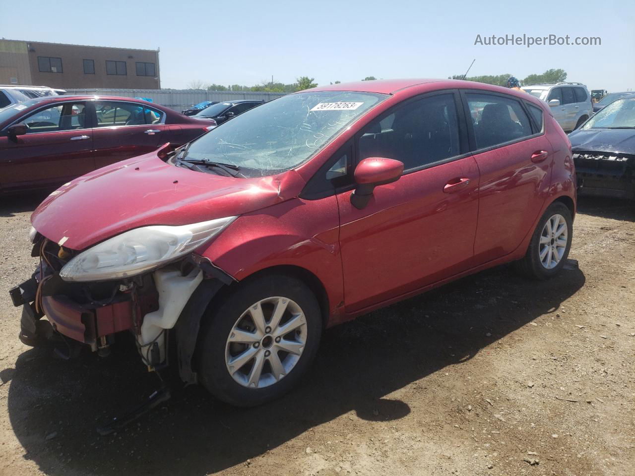 2011 Ford Fiesta Se Красный vin: 3FADP4EJ3BM180571