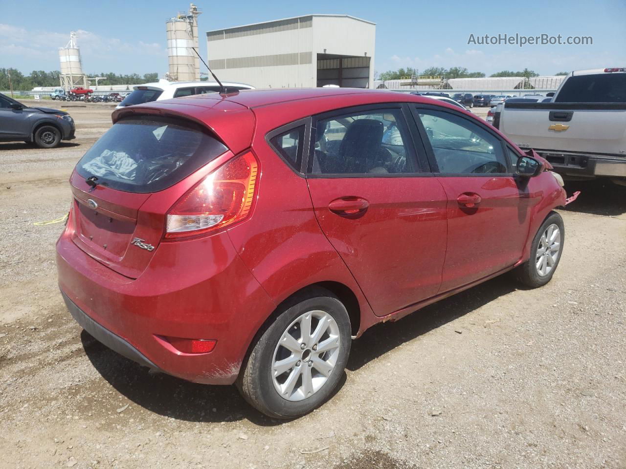 2011 Ford Fiesta Se Red vin: 3FADP4EJ3BM180571